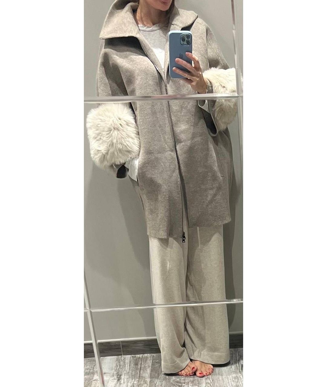 FALCONERI Бежевое кашемировое пальто, фото 6