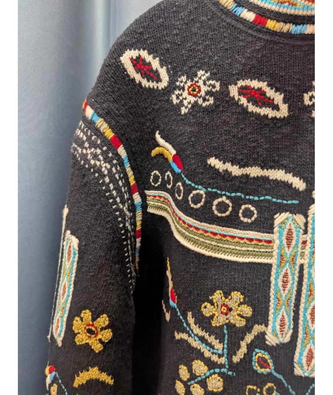 CHRISTIAN DIOR Мульти шерстяной джемпер / свитер, фото 5