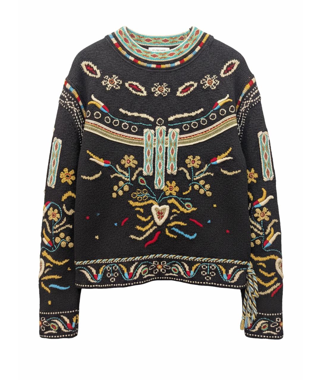 CHRISTIAN DIOR Мульти шерстяной джемпер / свитер, фото 1