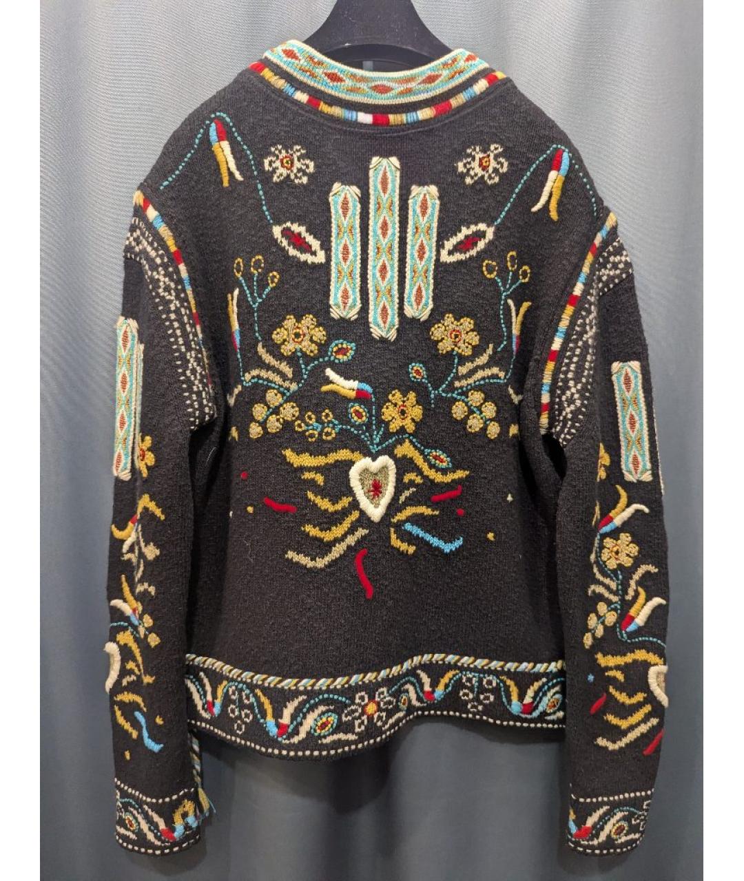 CHRISTIAN DIOR Мульти шерстяной джемпер / свитер, фото 2