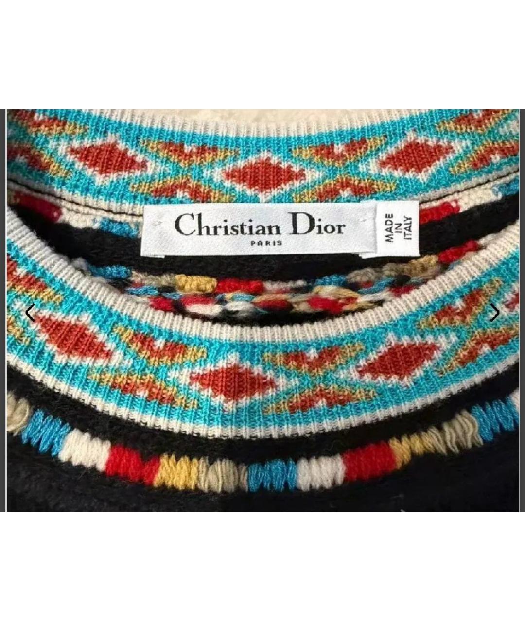 CHRISTIAN DIOR Мульти шерстяной джемпер / свитер, фото 3
