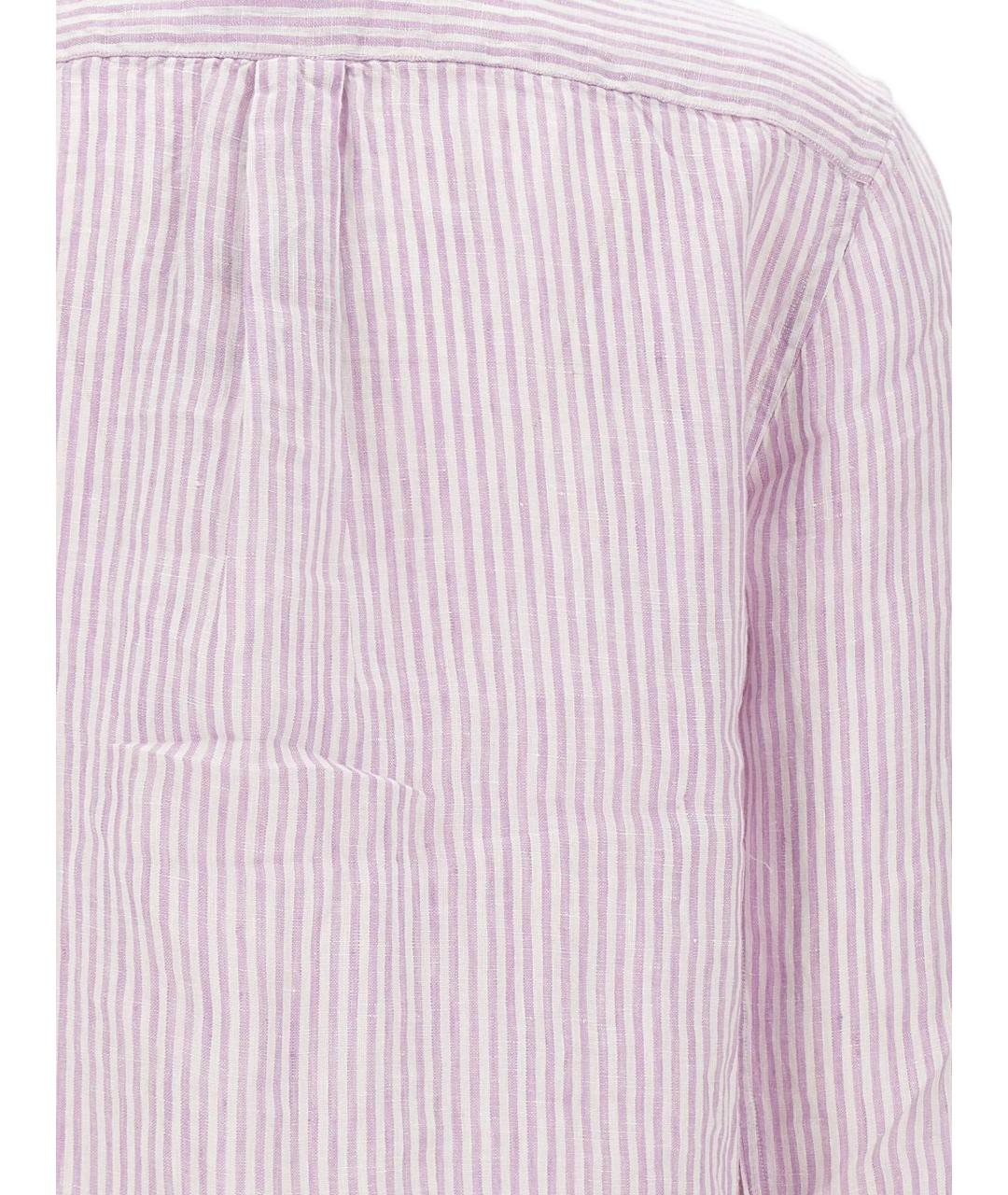 POLO RALPH LAUREN Мульти льняная рубашка, фото 4