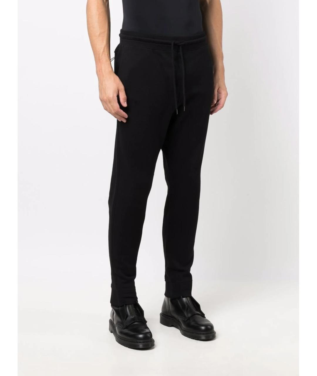 CP COMPANY Черные хлопковые повседневные брюки, фото 3