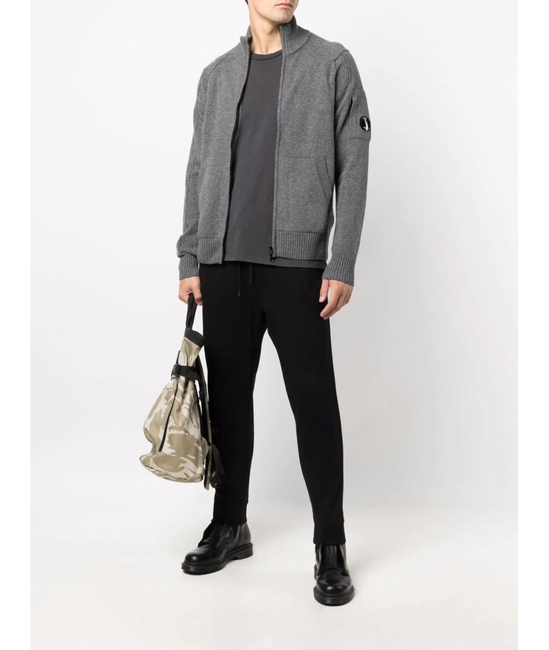 CP COMPANY Черные хлопковые повседневные брюки, фото 2