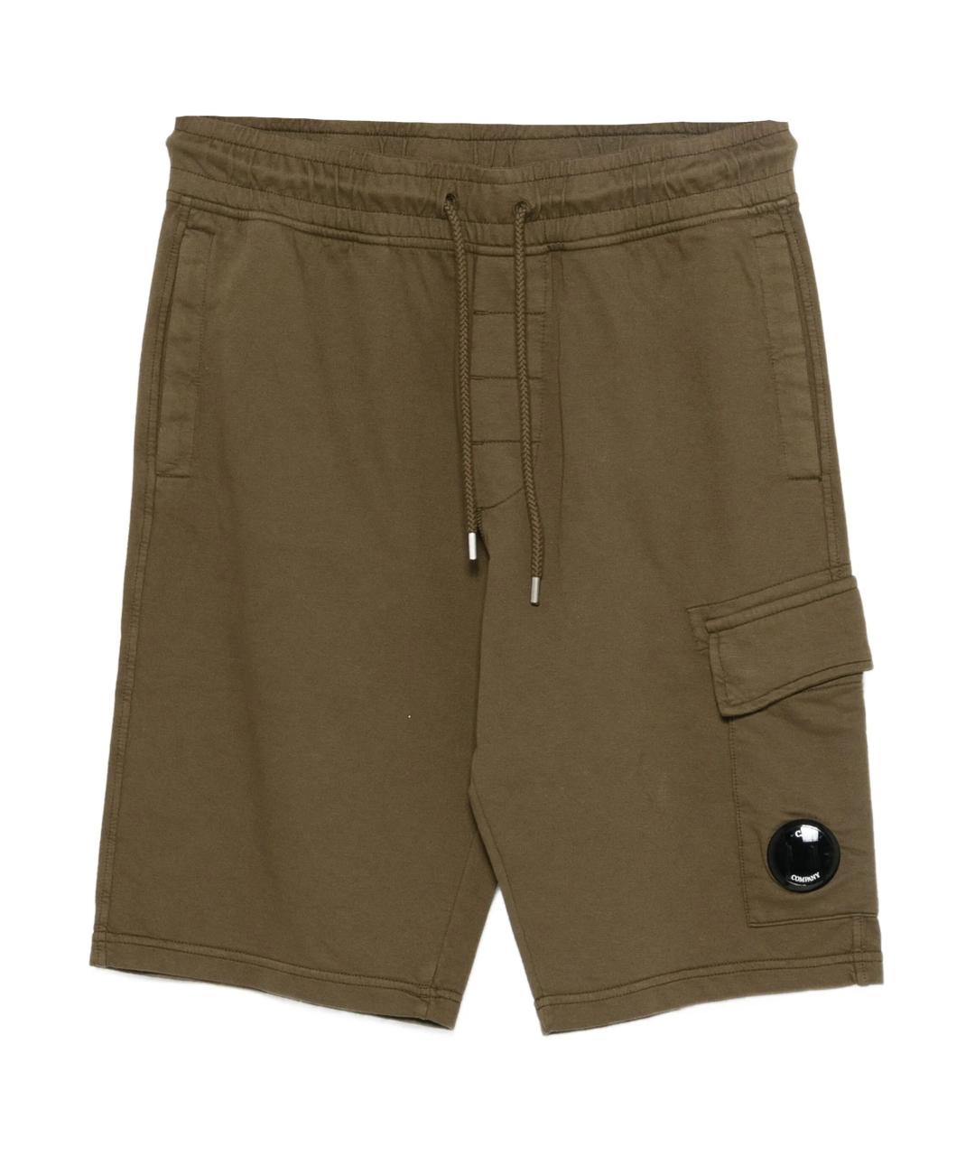 CP COMPANY Хаки хлопковые шорты, фото 1