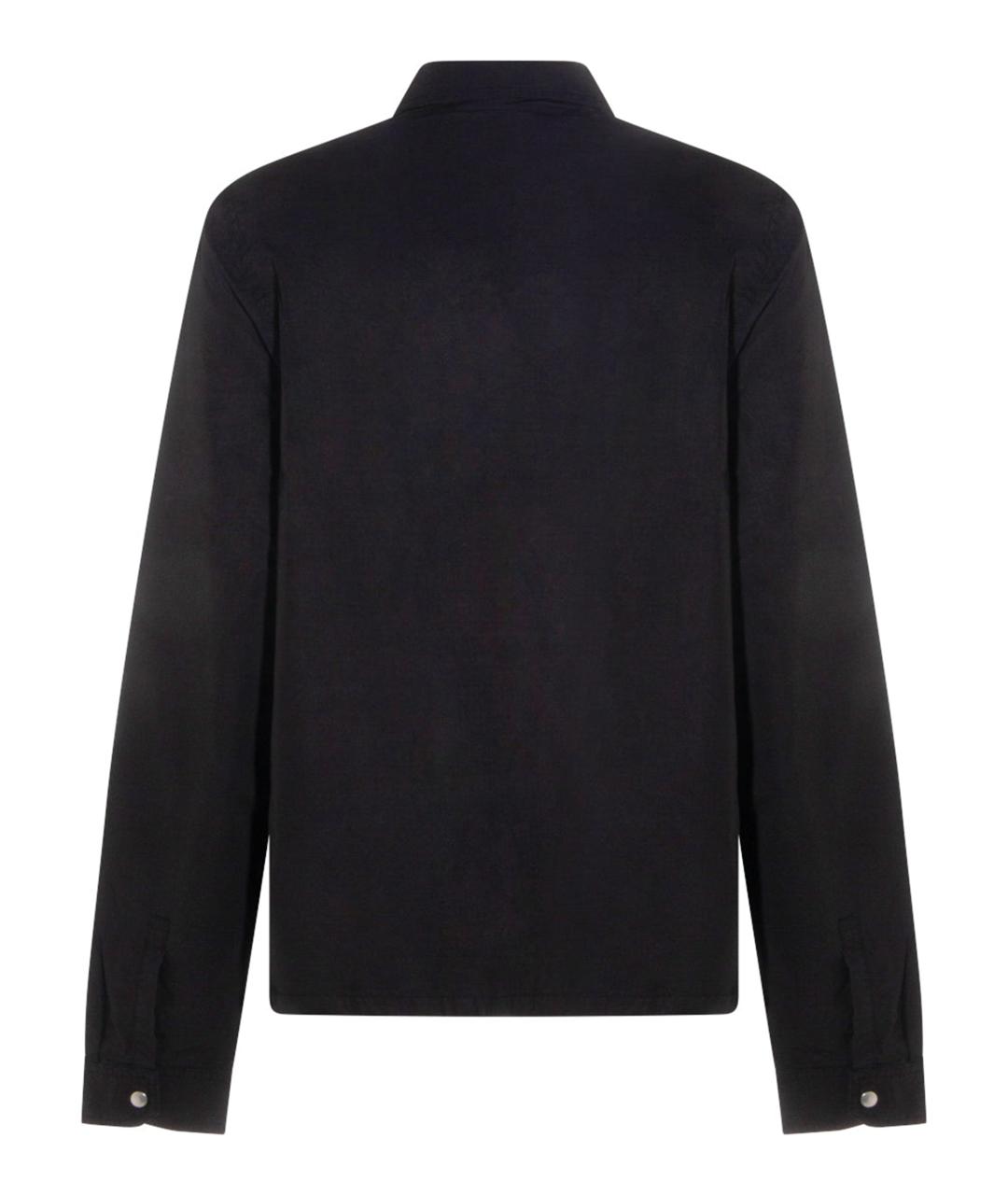 RICK OWENS DRKSHDW Черная хлопковая куртка, фото 2