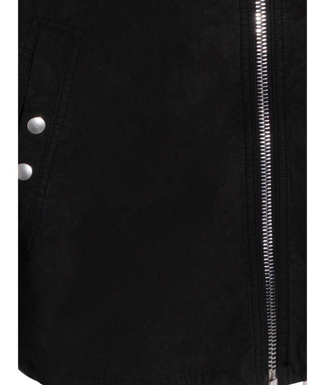 RICK OWENS DRKSHDW Черная хлопковая куртка, фото 3