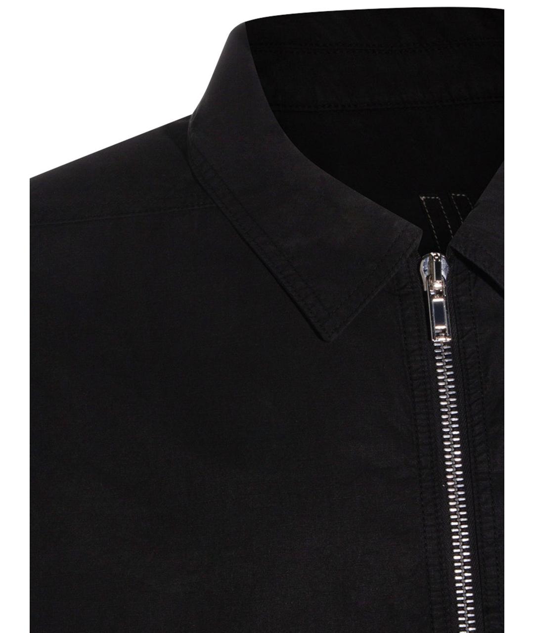 RICK OWENS DRKSHDW Черная хлопковая куртка, фото 4