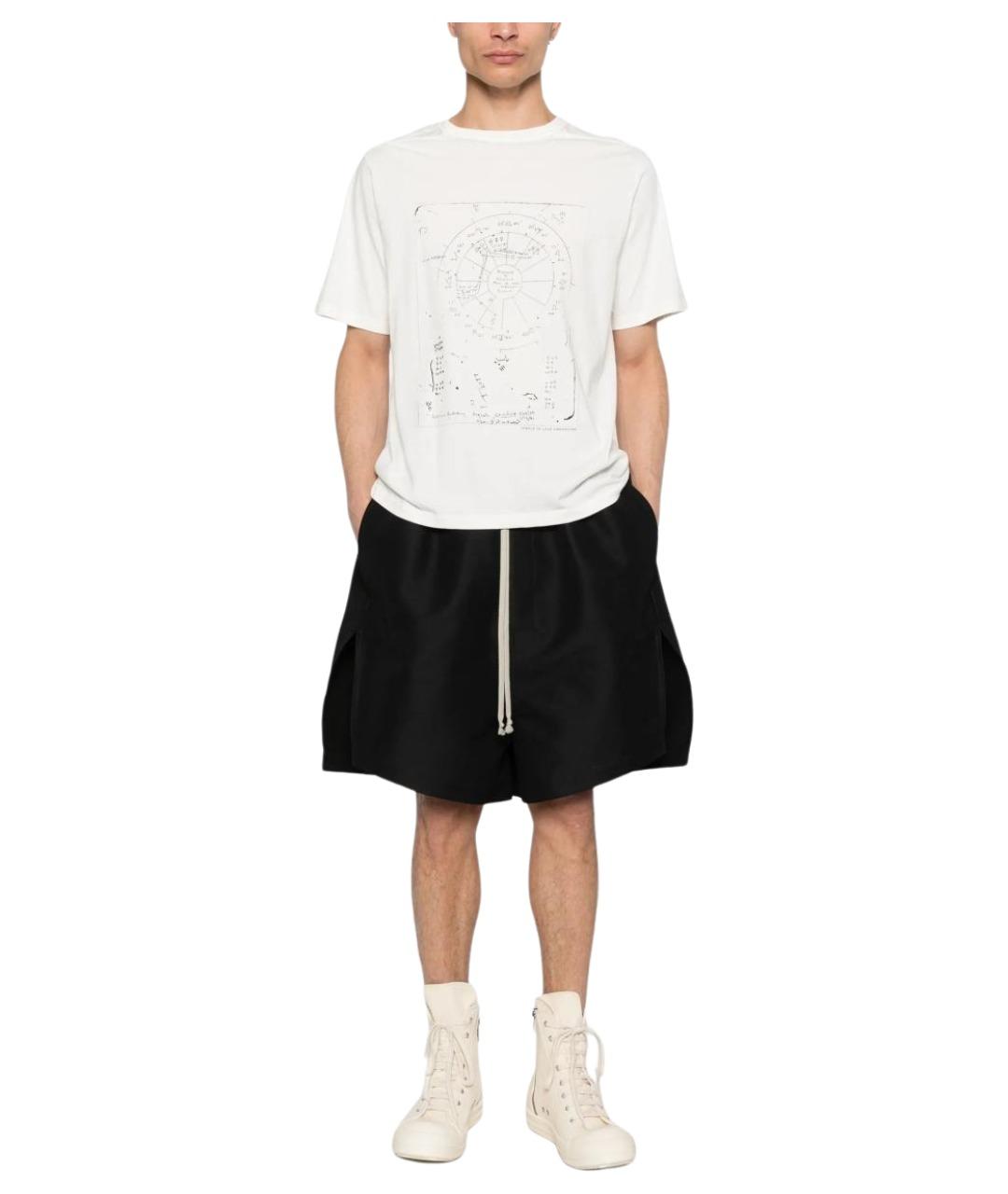 RICK OWENS Черные хлопковые шорты, фото 1