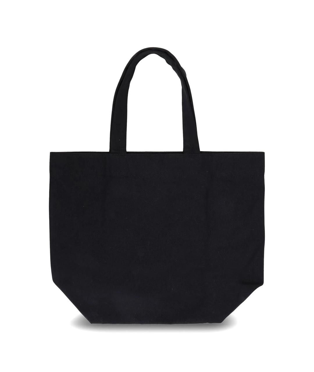 RICK OWENS Черная хлопковая сумка тоут, фото 2