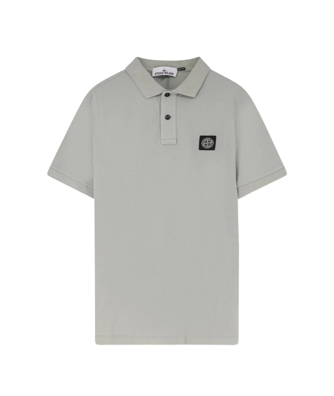 STONE ISLAND Бежевая хлопковая футболка, фото 1