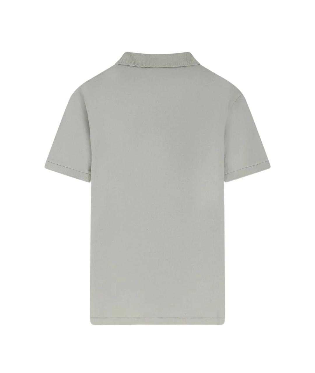 STONE ISLAND Бежевая хлопковая футболка, фото 2