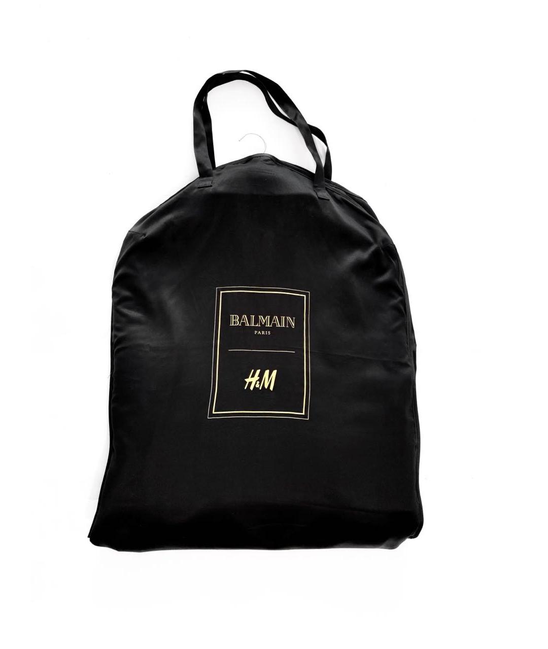 BALMAIN Темно-синее шерстяное пальто, фото 6