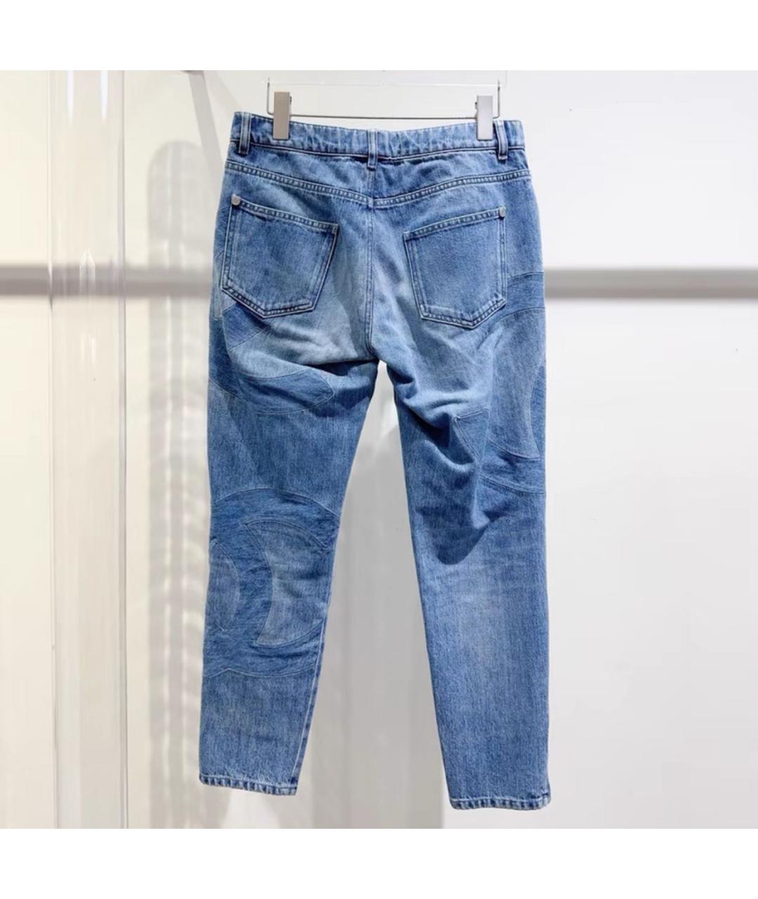 CHANEL Синие прямые джинсы, фото 4