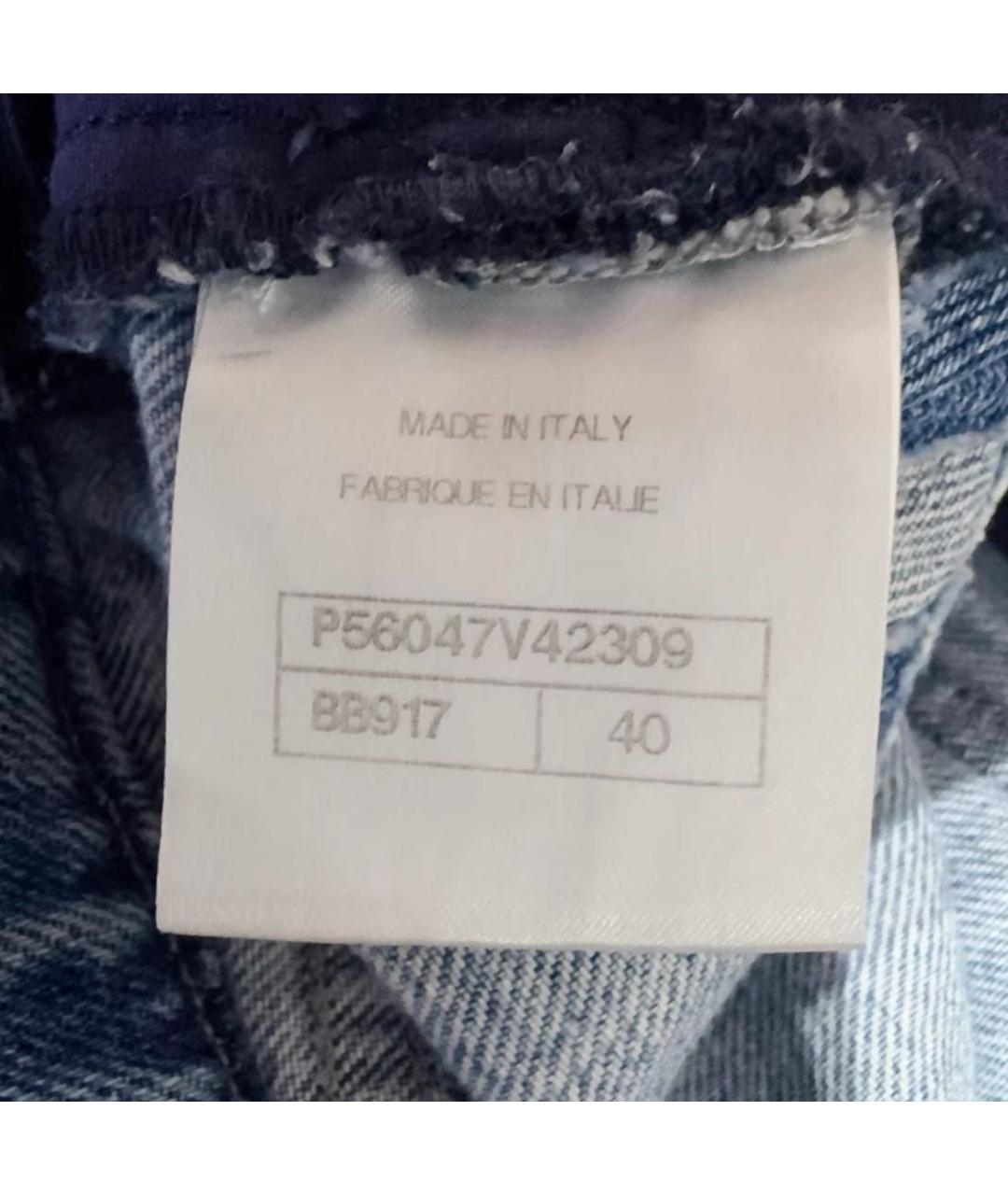 CHANEL Синие прямые джинсы, фото 7