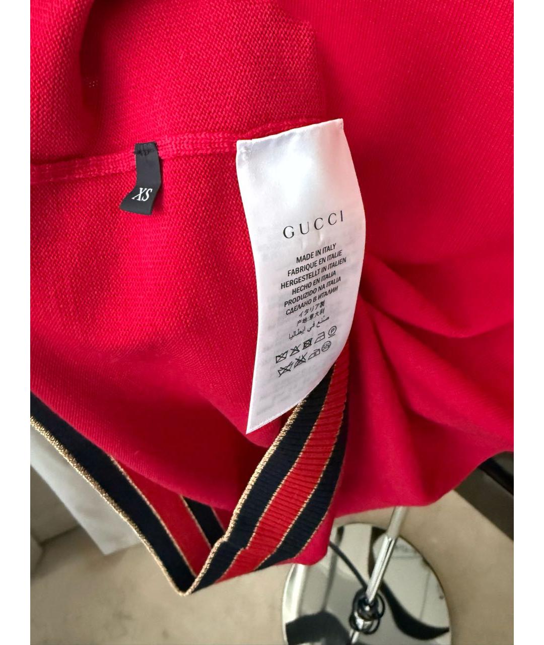 GUCCI Фуксия шерстяной джемпер / свитер, фото 4