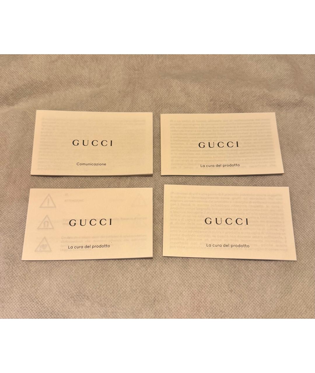 GUCCI Зеленая кожаная сумка тоут, фото 9