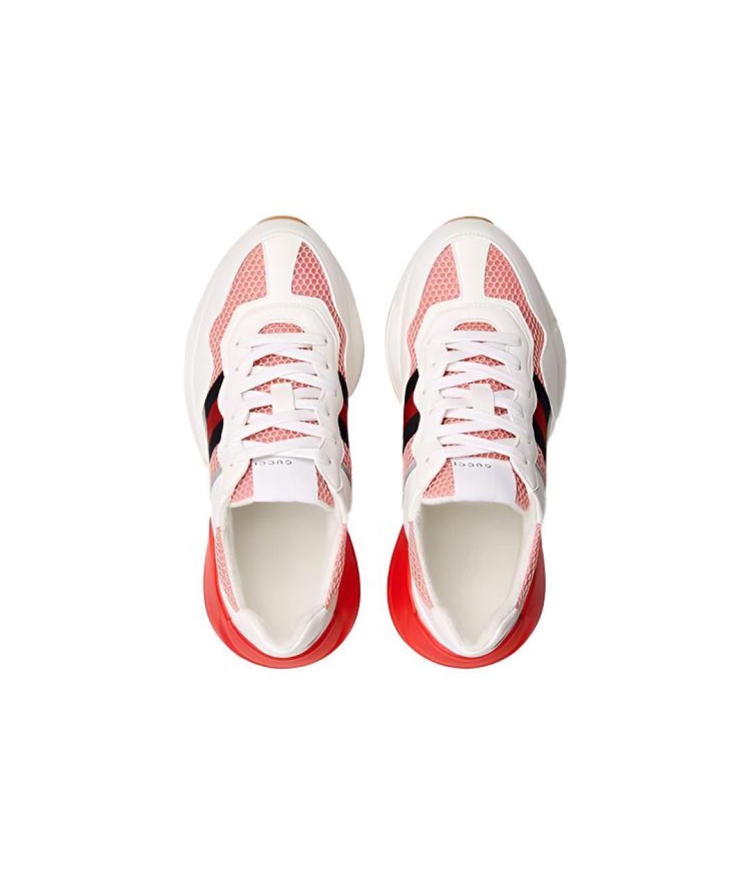 GUCCI Белые синтетические кроссовки, фото 3