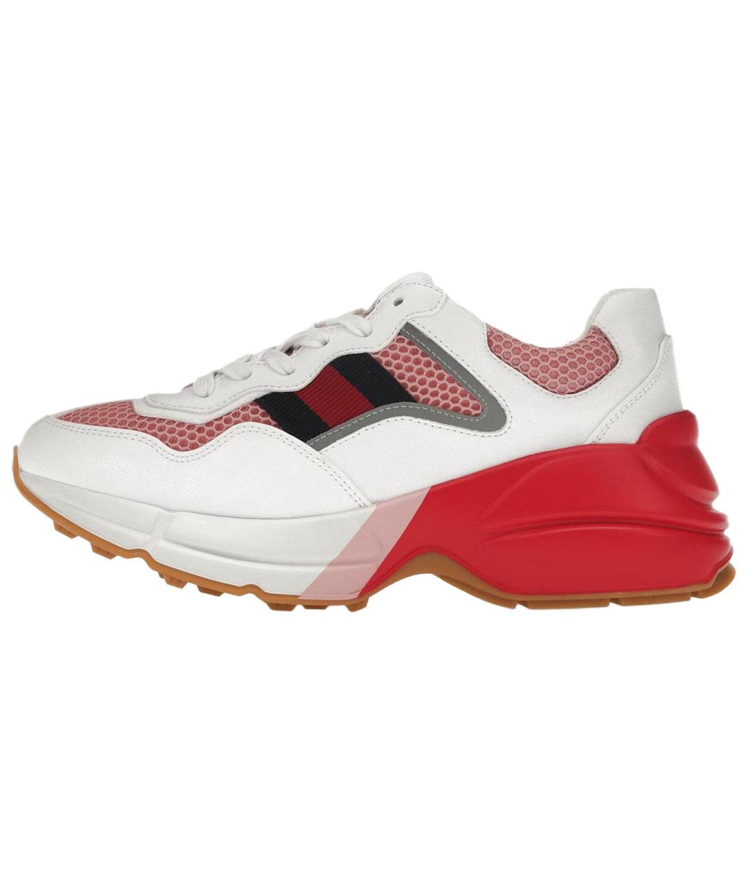 GUCCI Белые синтетические кроссовки, фото 6