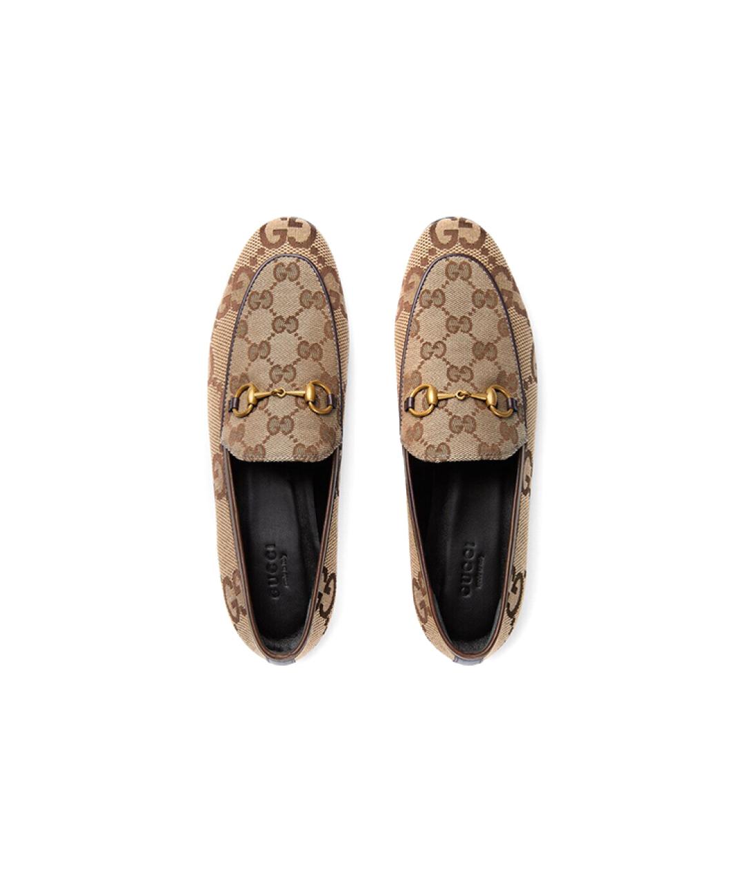 GUCCI Бежевые лоферы, фото 3