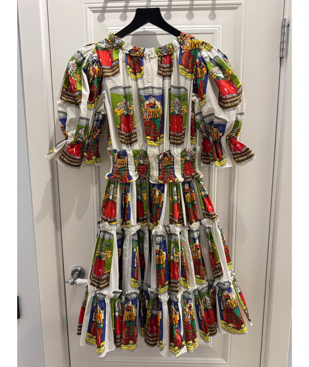 DOLCE&GABBANA Мульти хлопковый сарафан, фото 2