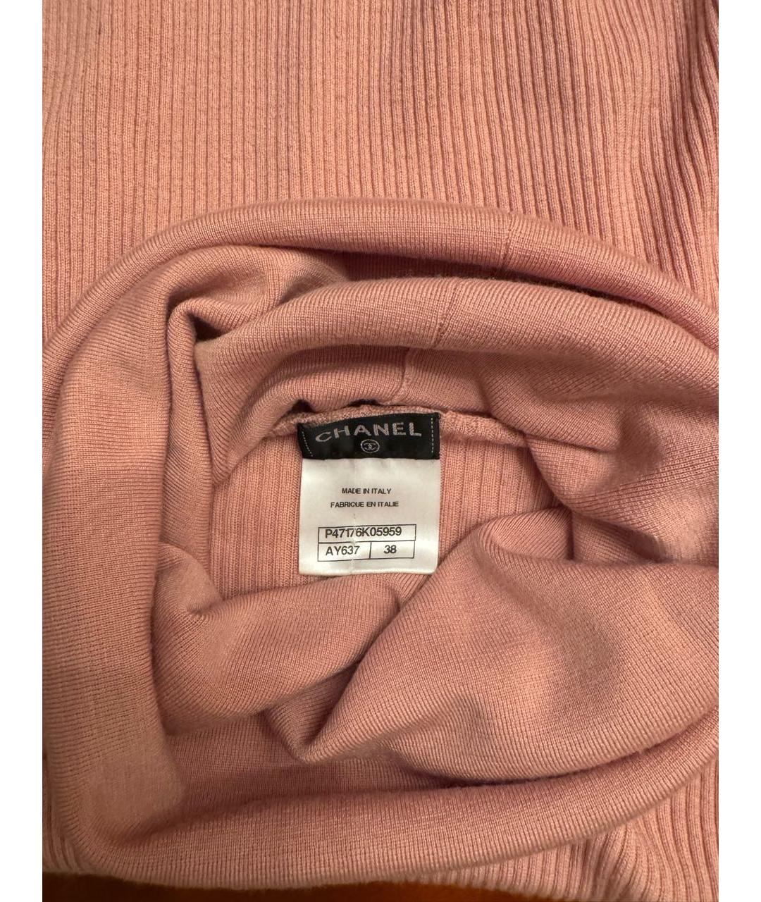 CHANEL Розовый шерстяной костюм с юбками, фото 3