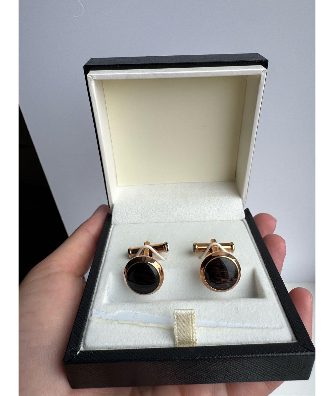 MONTBLANC Золотые позолоченные запонки, фото 9