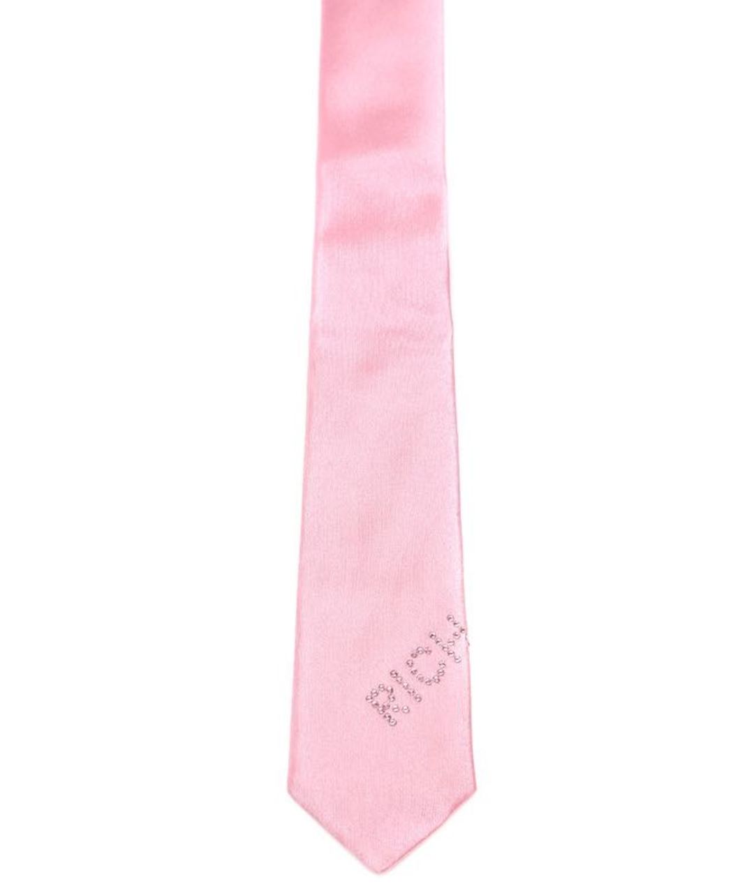 JOHN RICHMOND Розовый шелковый галстук, фото 6
