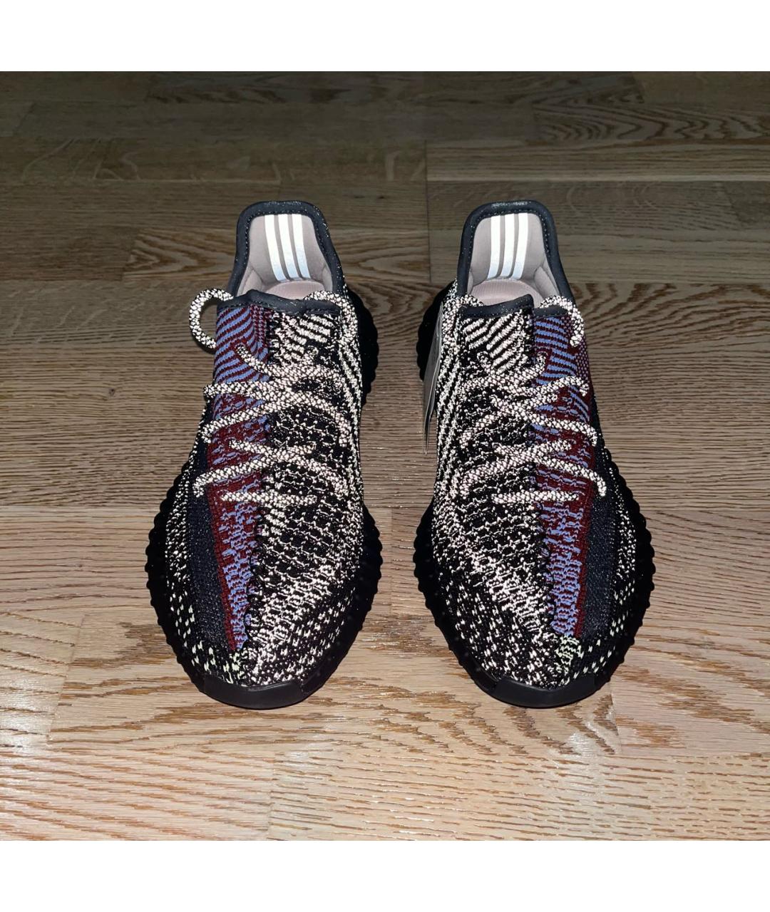 ADIDAS YEEZY Черные текстильные кроссовки, фото 2