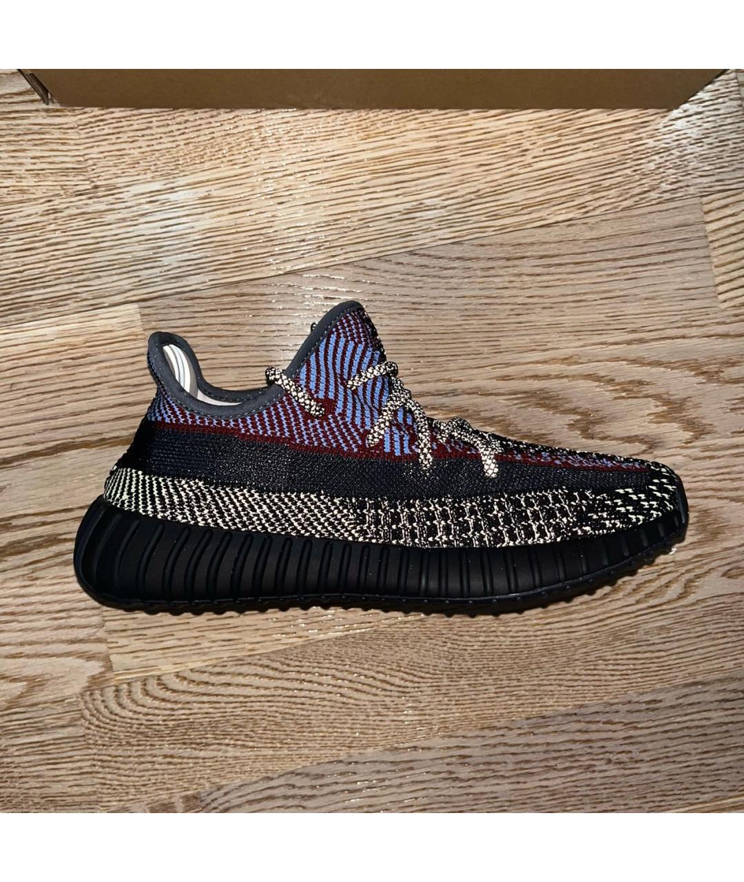 ADIDAS YEEZY Черные текстильные кроссовки, фото 9