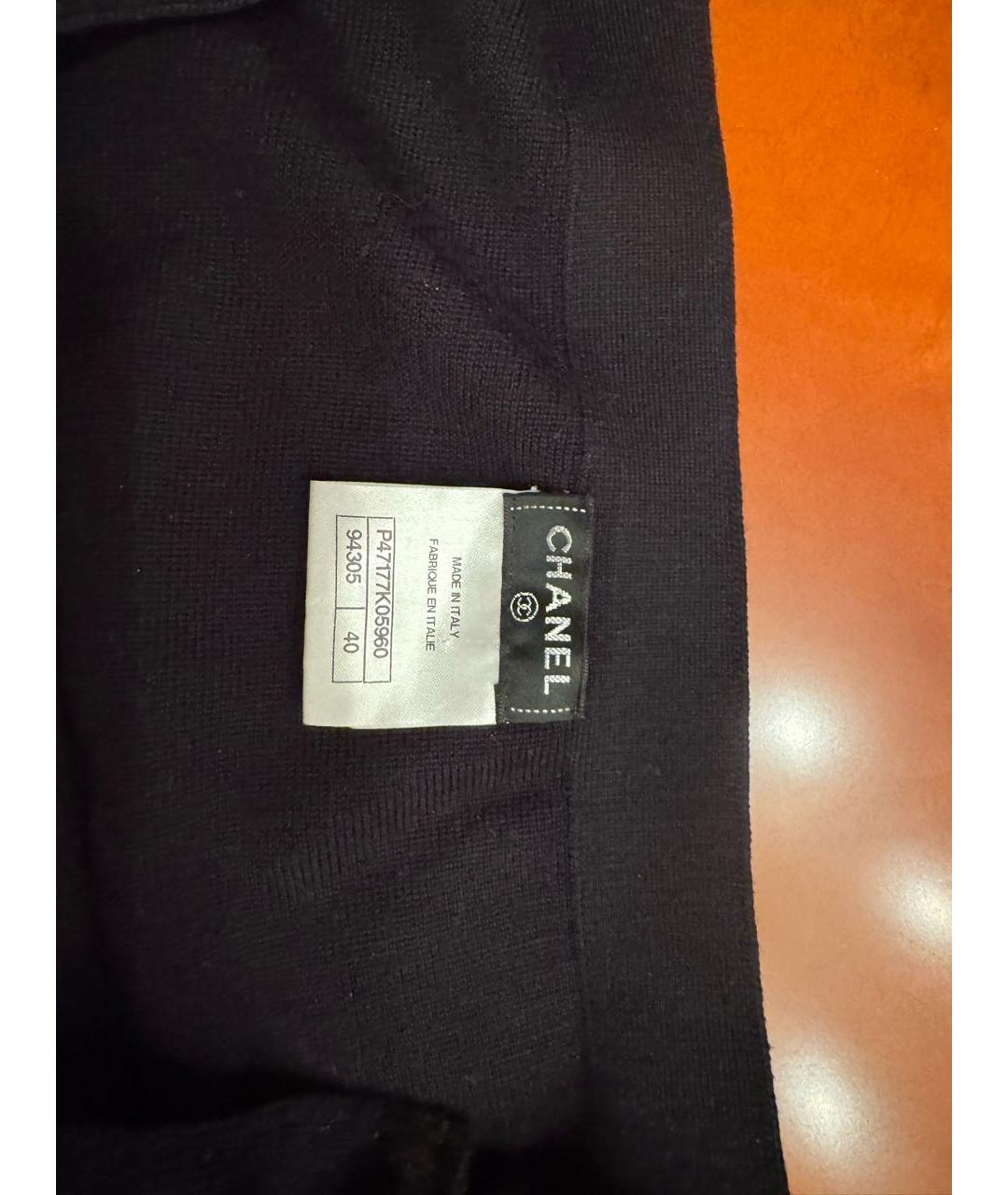 CHANEL Черный шерстяной костюм с юбками, фото 3