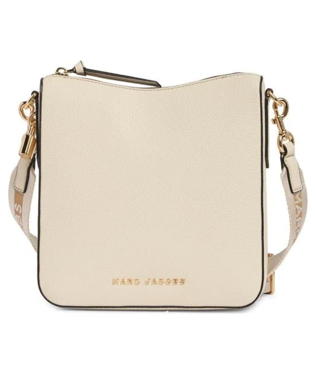MARC JACOBS Бежевая кожаная сумка через плечо, фото 1