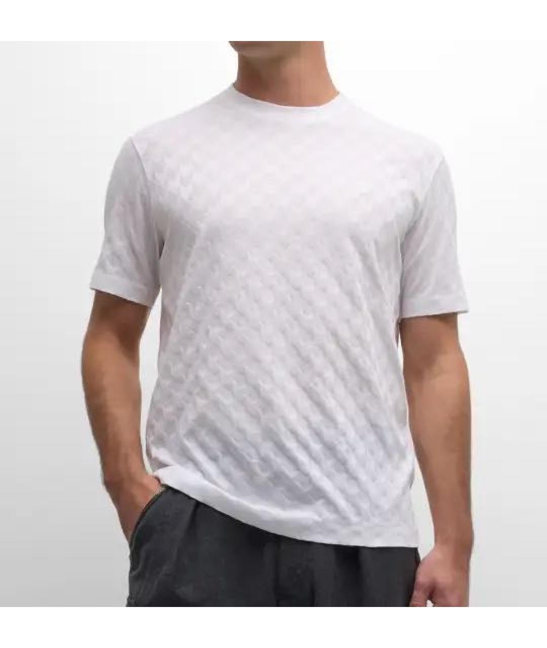 EMPORIO ARMANI Белая футболка, фото 2