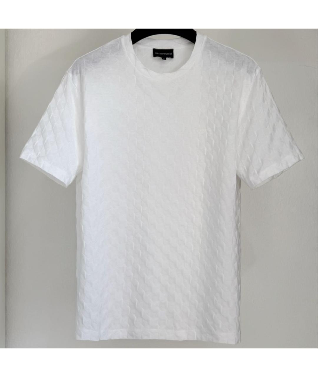 EMPORIO ARMANI Белая футболка, фото 3