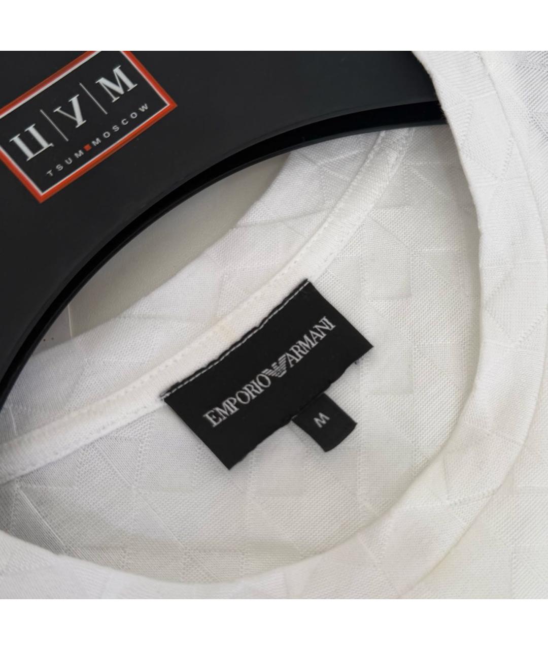 EMPORIO ARMANI Белая футболка, фото 6