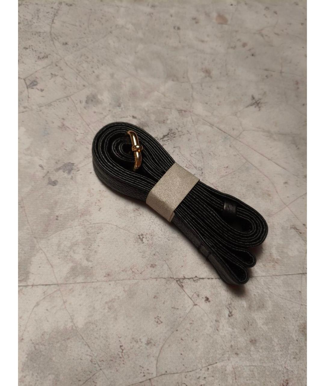 PRADA Черная кожаная сумка с короткими ручками, фото 8