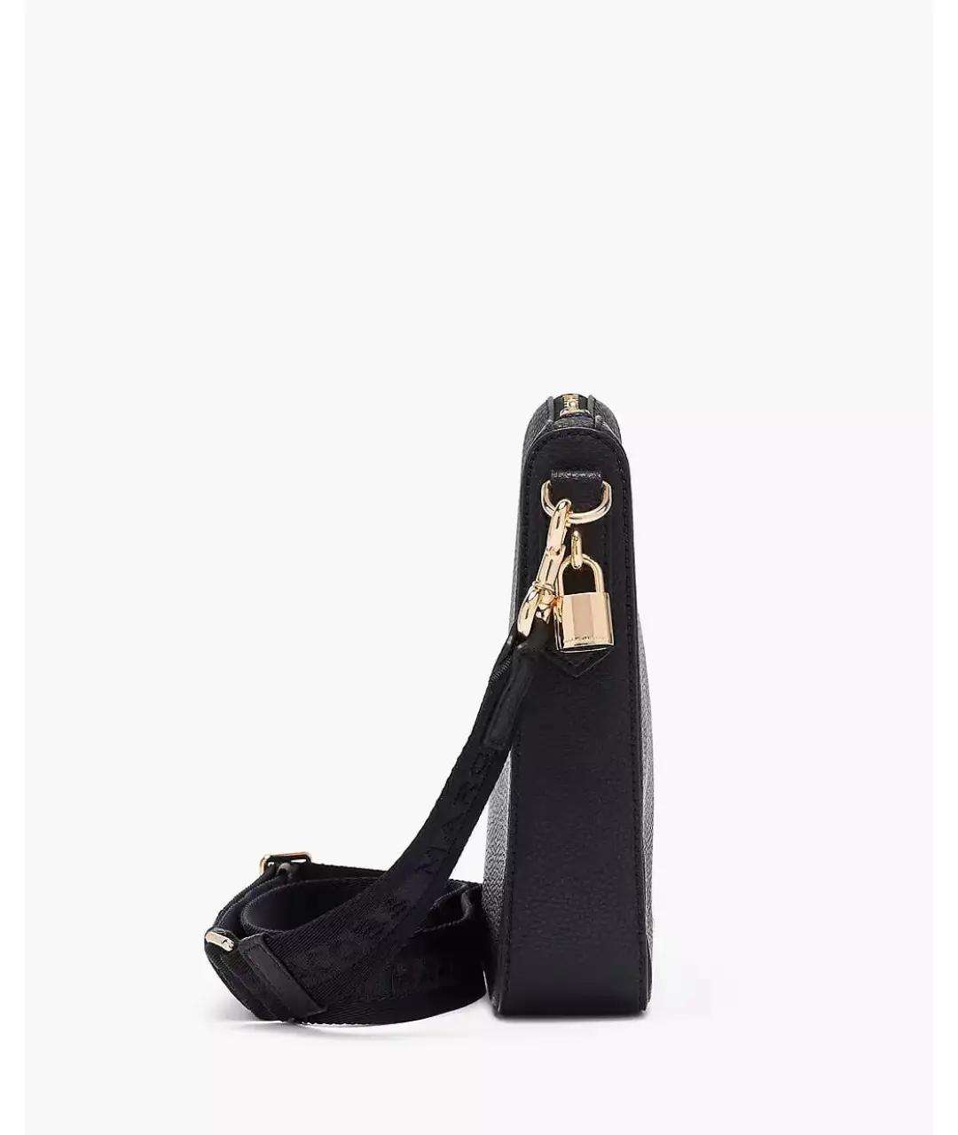 MARC JACOBS Черная кожаная сумка через плечо, фото 2