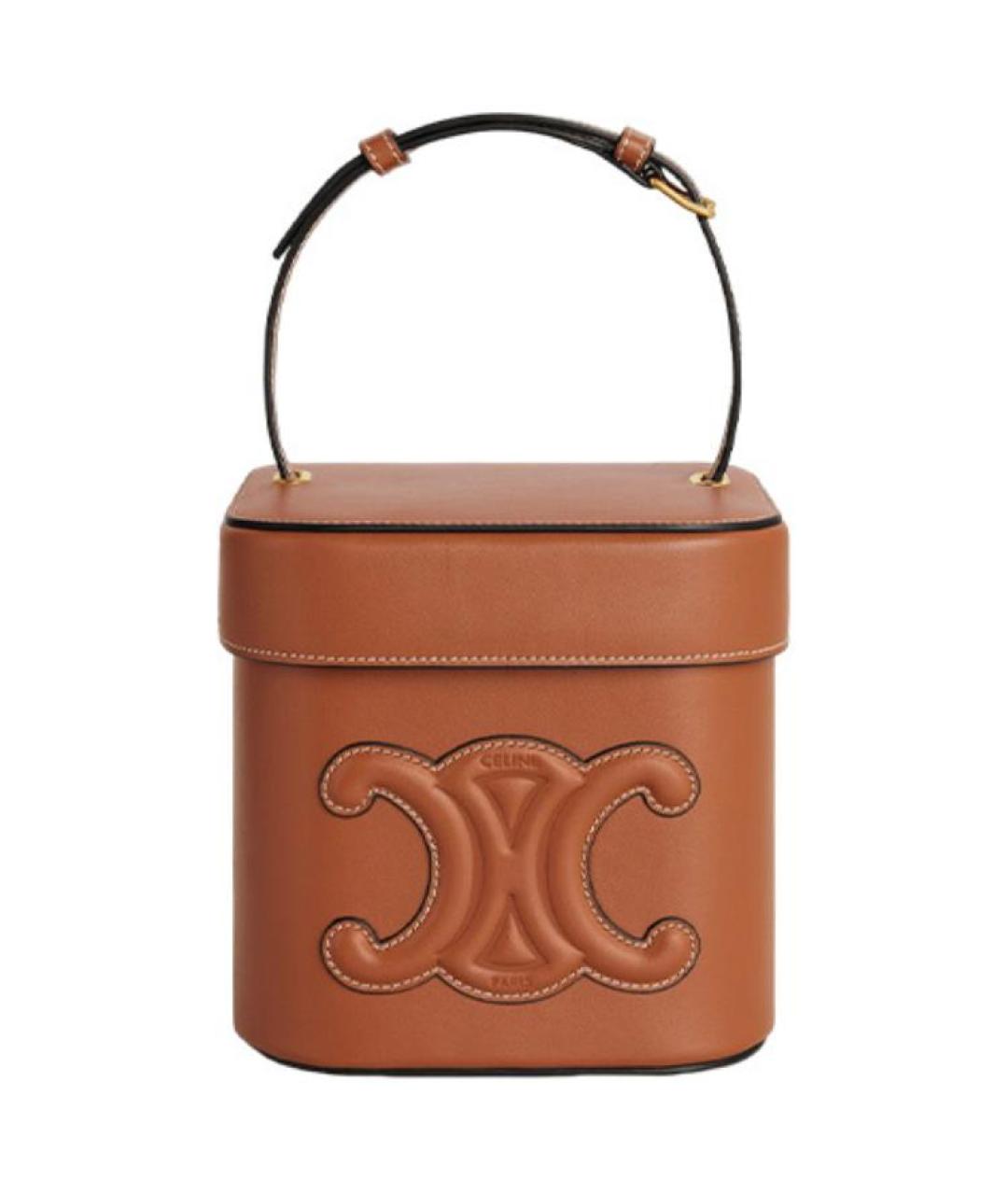 CELINE Кожаная сумка с короткими ручками, фото 1