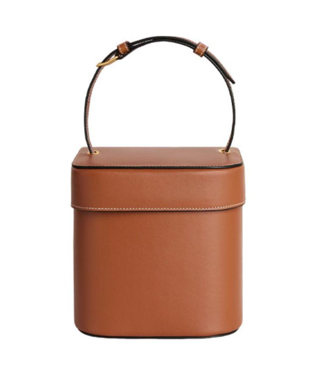 CELINE Кожаная сумка с короткими ручками, фото 3