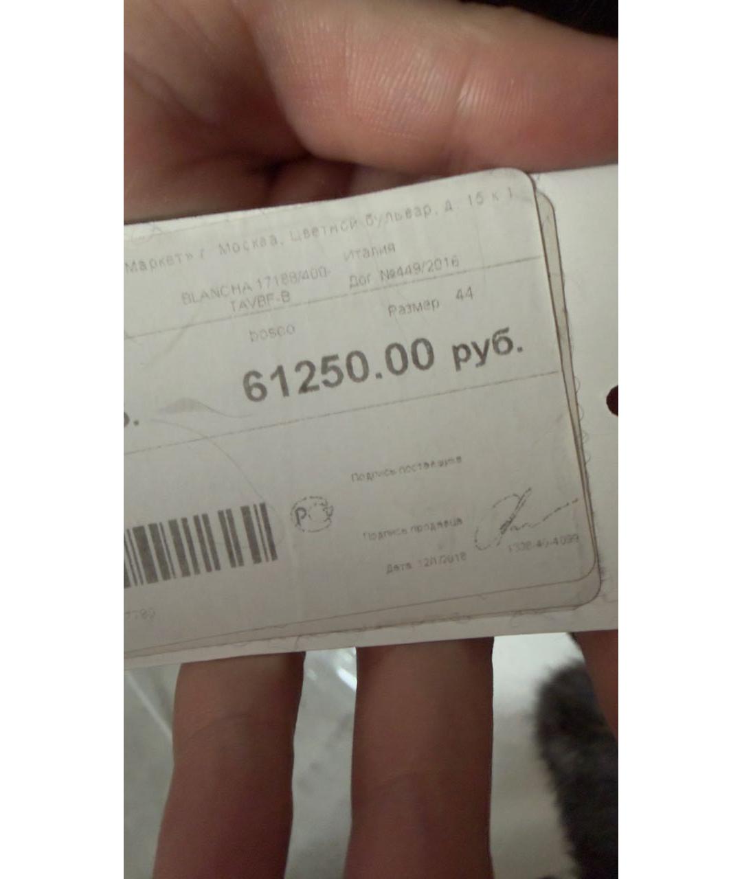 BLANCHA Серый меховой жилет, фото 3