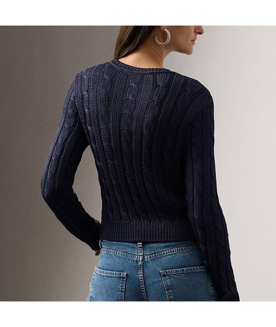 RALPH LAUREN Темно-синий джемпер / свитер, фото 3