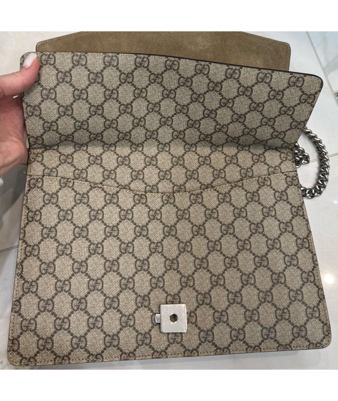 GUCCI Бежевая сумка через плечо, фото 3