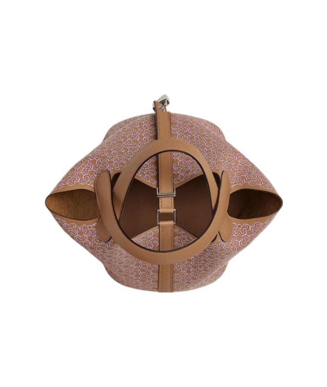 HERMES Коричневая сумка через плечо, фото 4