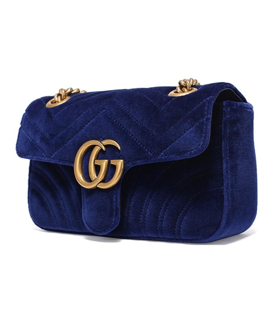 GUCCI Синяя сумка через плечо, фото 2