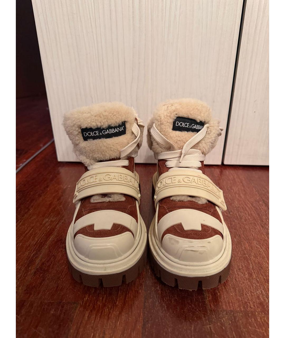 DOLCE&GABBANA Мульти ботинки, фото 3