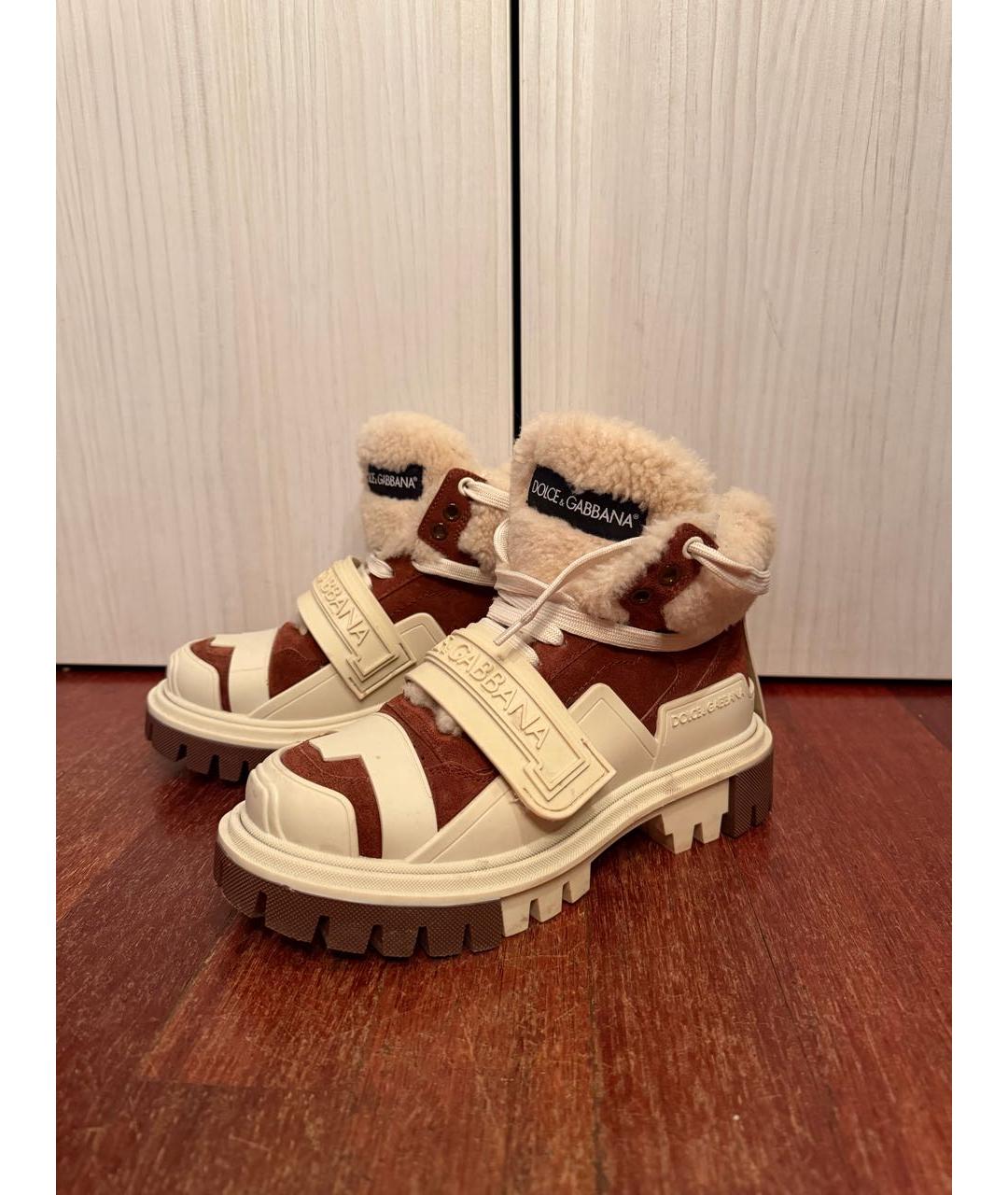 DOLCE&GABBANA Мульти ботинки, фото 2