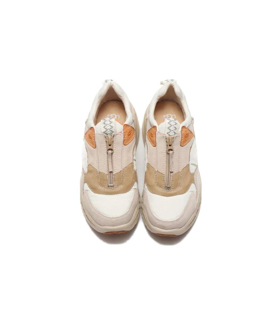 UGG AUSTRALIA Бежевые высокие кроссовки / кеды, фото 4