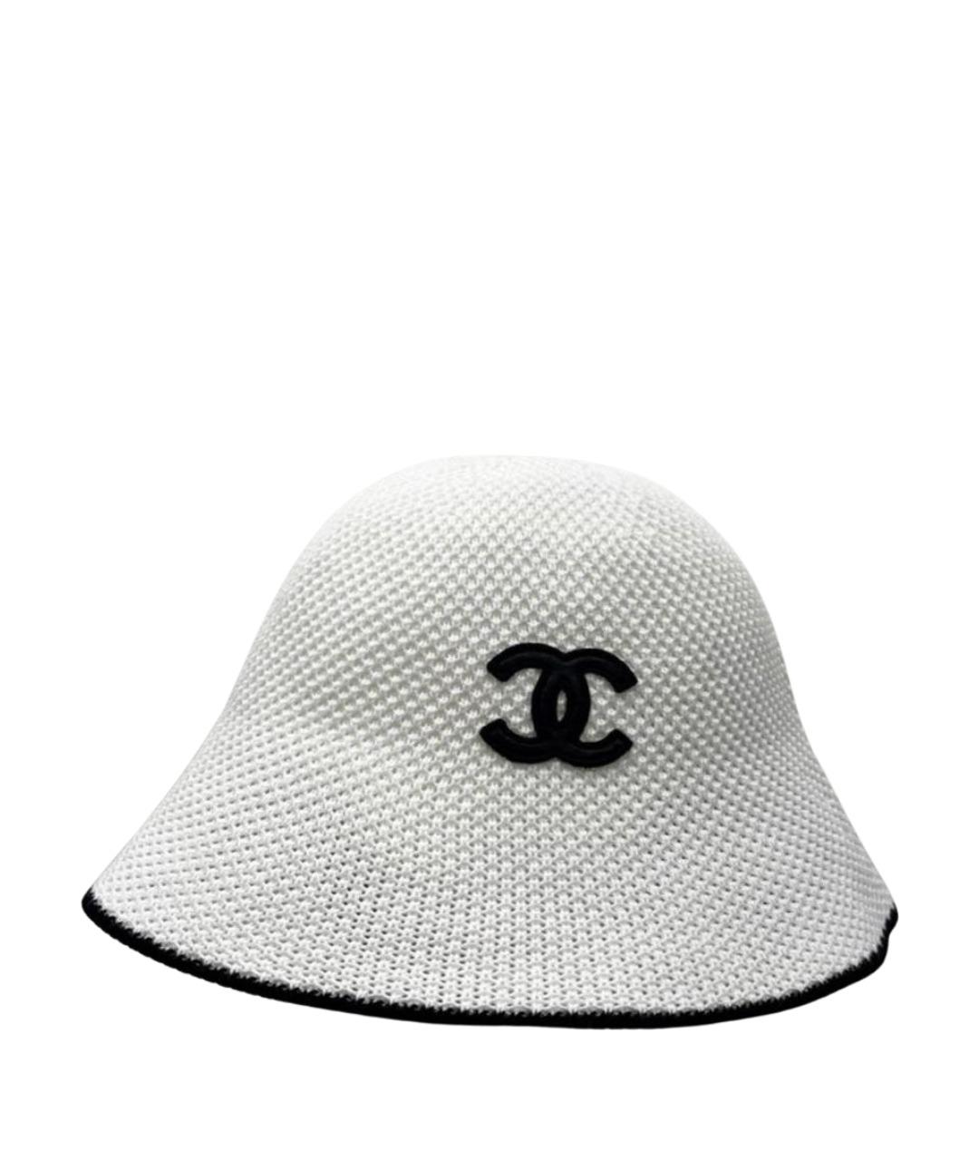 CHANEL Белая хлопковая панама, фото 1