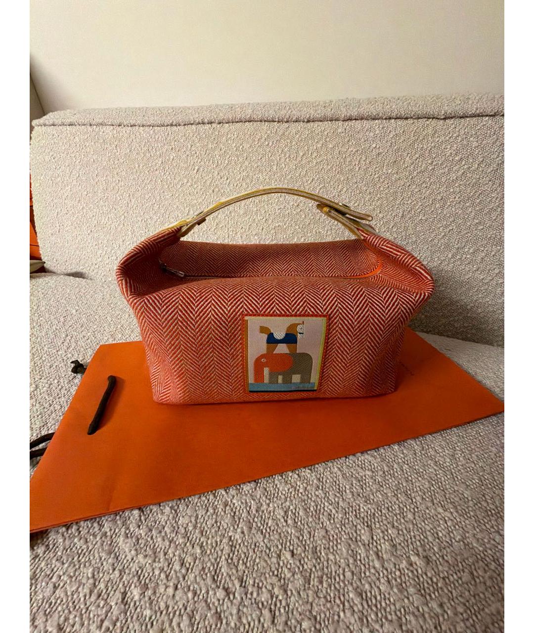 HERMES Мульти тканевая косметичка, фото 5