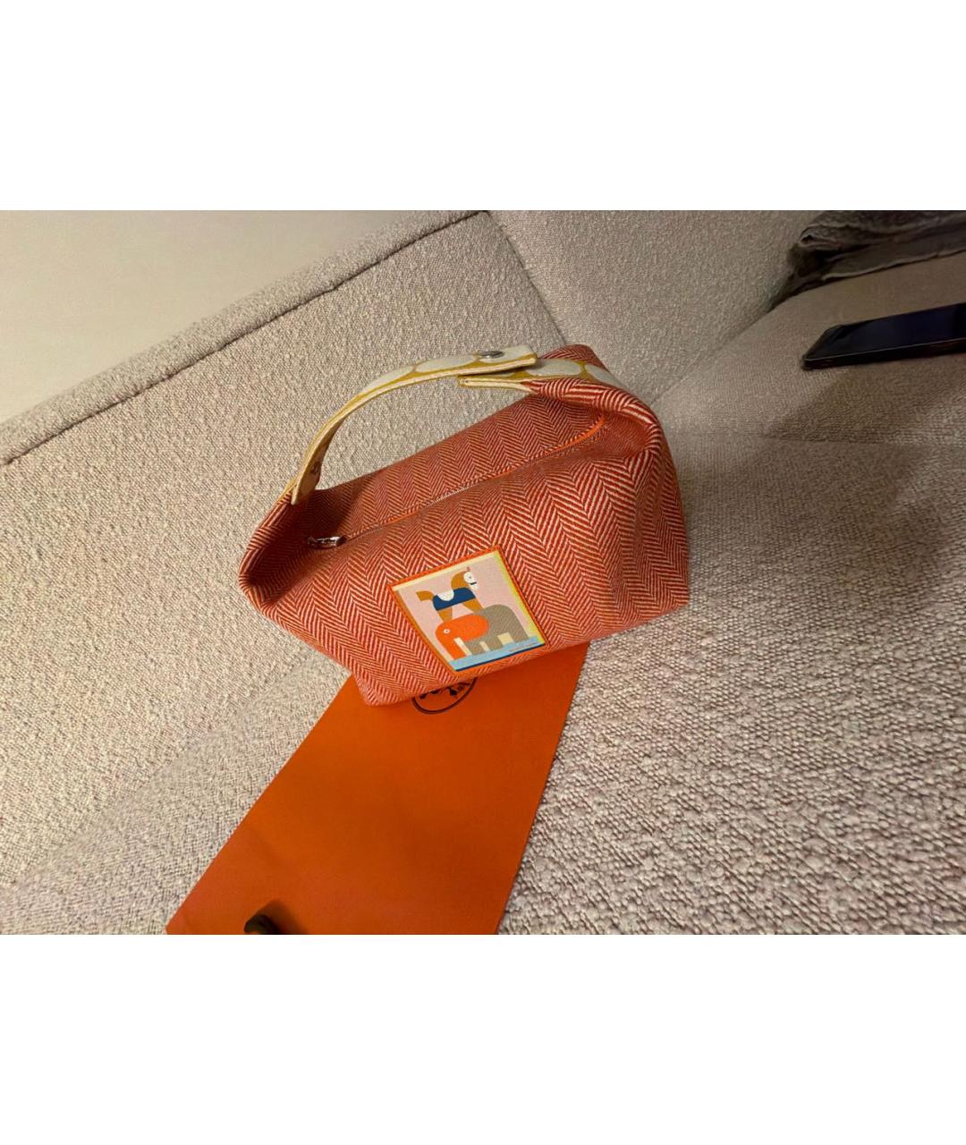 HERMES Мульти тканевая косметичка, фото 3